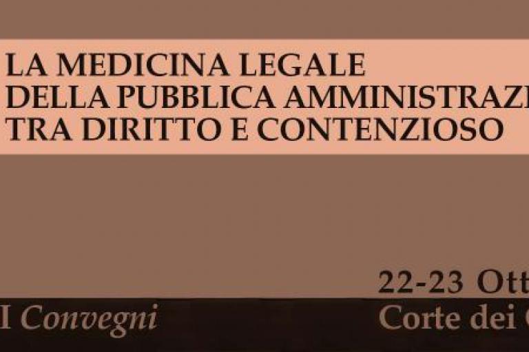 convegno medicina legale