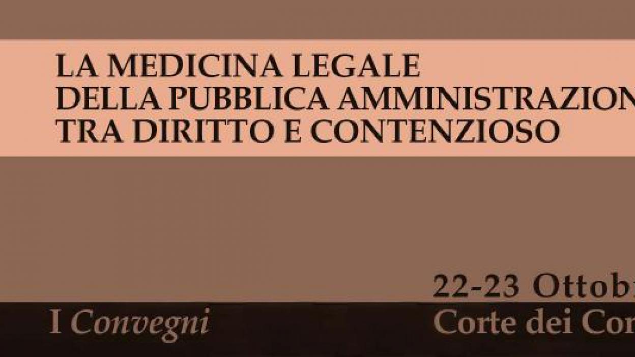 convegno medicina legale